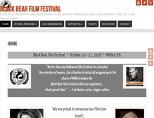 Tablet Screenshot of blackbearfilm.com